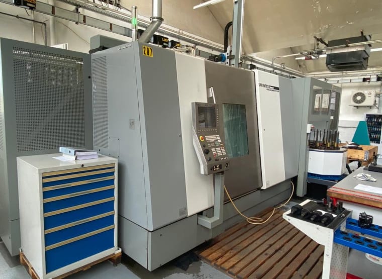 GILDEMEISTER SPRINT 65 Linear CNC Lathe with Automation