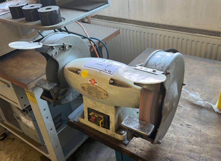 OPTIMUM SM 250 Bench grinder, double wheel