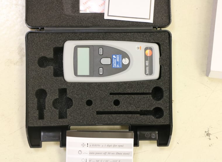 TESTO 465 Optical tachometer