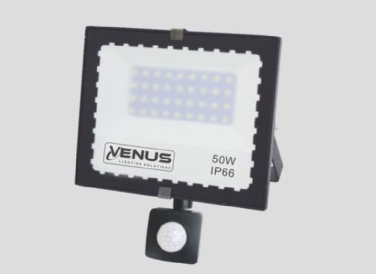 VENUS 30x Floodlight 50W LED with Sensor - IP66 Waterproof 6500K Cold White