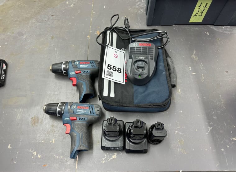 BOSCH GSR 10.8-2-li Two cordless screwdrivers