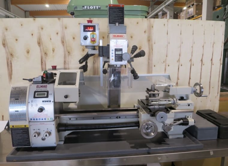 ELMAG Superturn mit MFB Vario Table lathes with drilling and milling unit