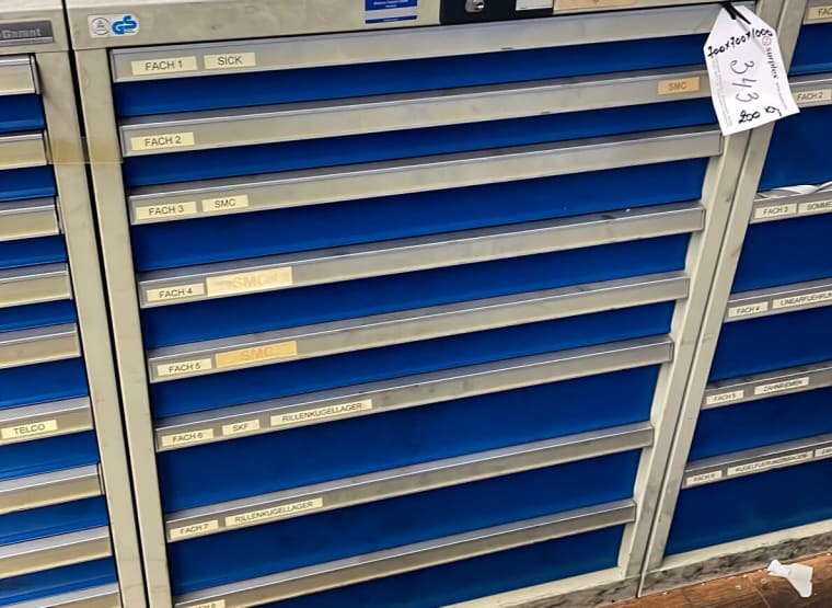 GARANT workshop drawer cabinet with content