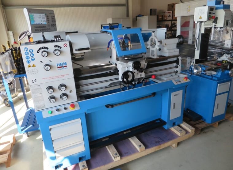 HBM 360 x 1000 DRO Center Lathe