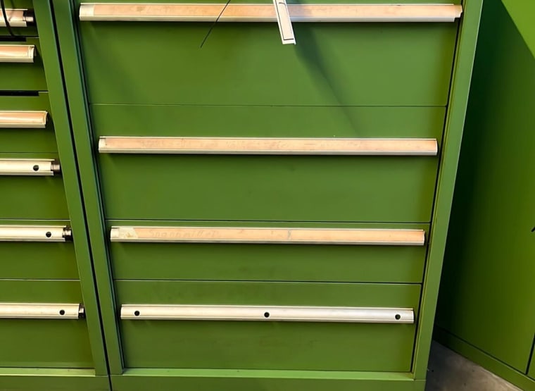 KUNI workshop drawer cabinet with contents