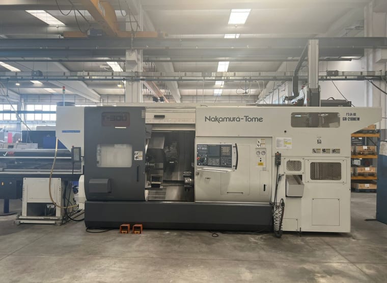 NAKAMURA-TOME WT-350 CNC Lathe with Bar Feeder