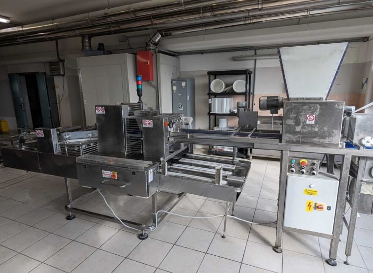 Production line for stretched breadsticks PRIMITALIA COMBI MULTIP