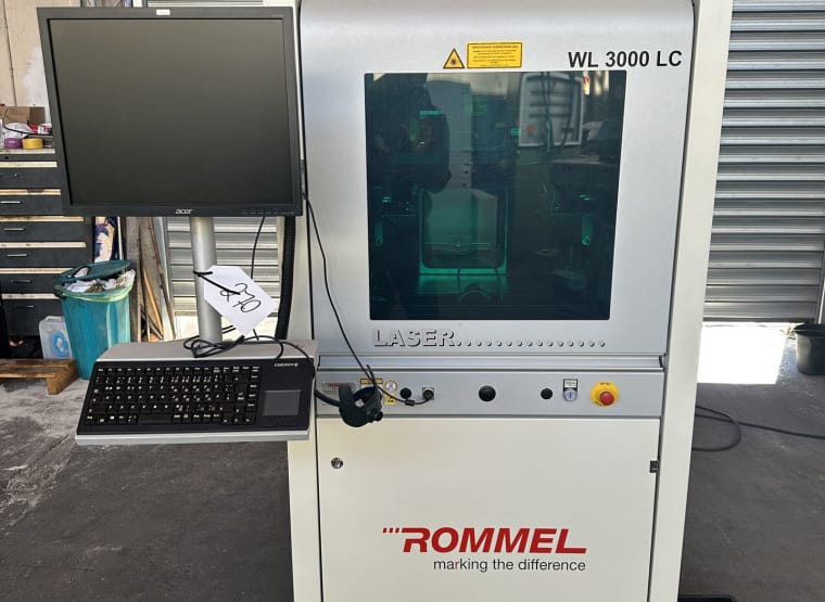 ROMMEL WL 3000 LC Laser Labelling Unit