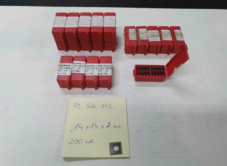 SANDVIK PL SQ 142 Lot of Indexable Inserts