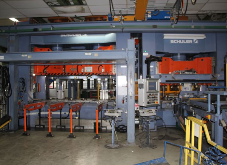 SCHULER SHC-320/SH-250 Hydraulic Transfer Press Line