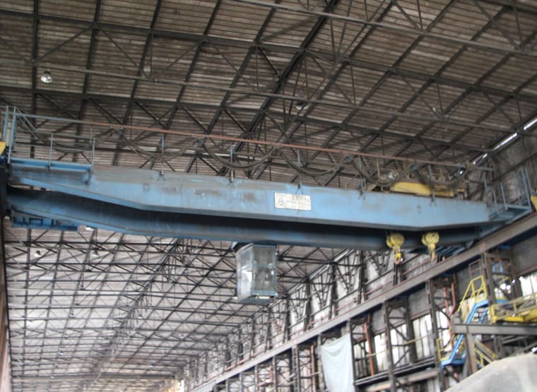 SLOVÁCKÉ STROJÍRNY 8+8t Overhead Crane