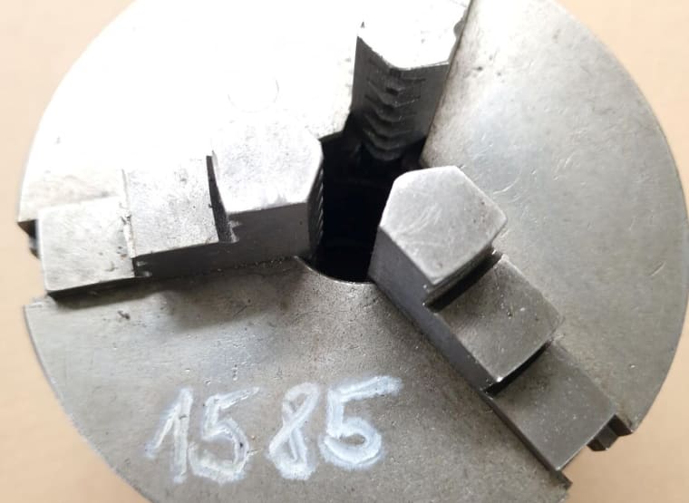USSR Ø 130 mm 3-jaw chuck, including clamping jaws