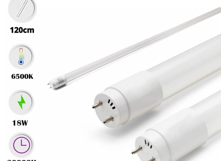 VENUS 150x LED tube T8 - 18w , 120cm 6400K cold white