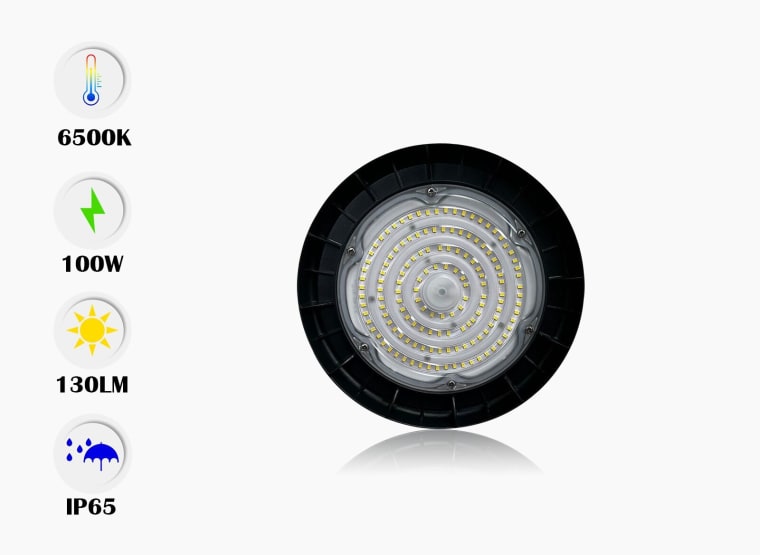 VENUS 30x Highbay UFO 100W Lumileds Philips SMD Waterproof 6500K